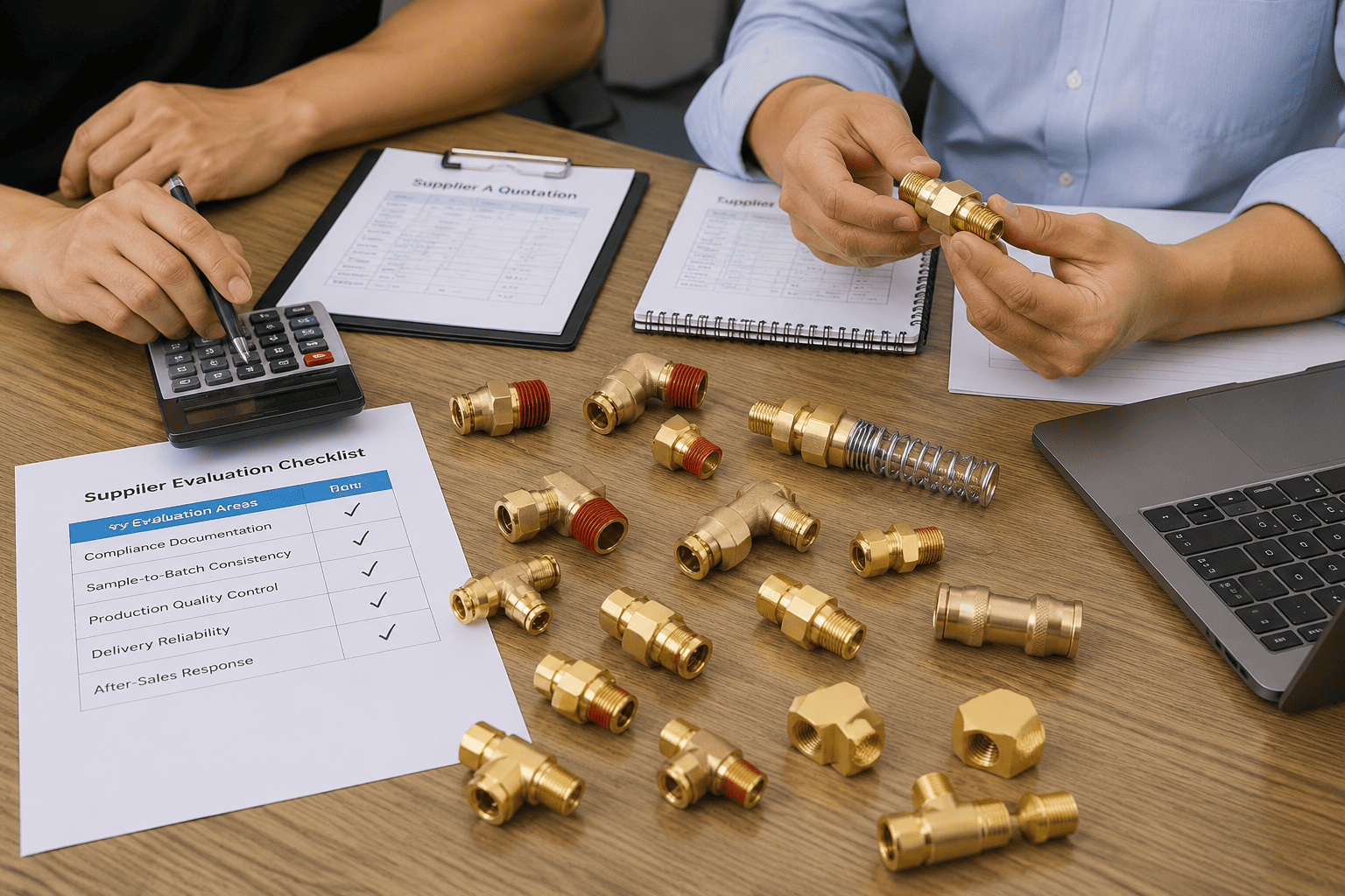DOT brass fitting suppliers comparison beyond unit price