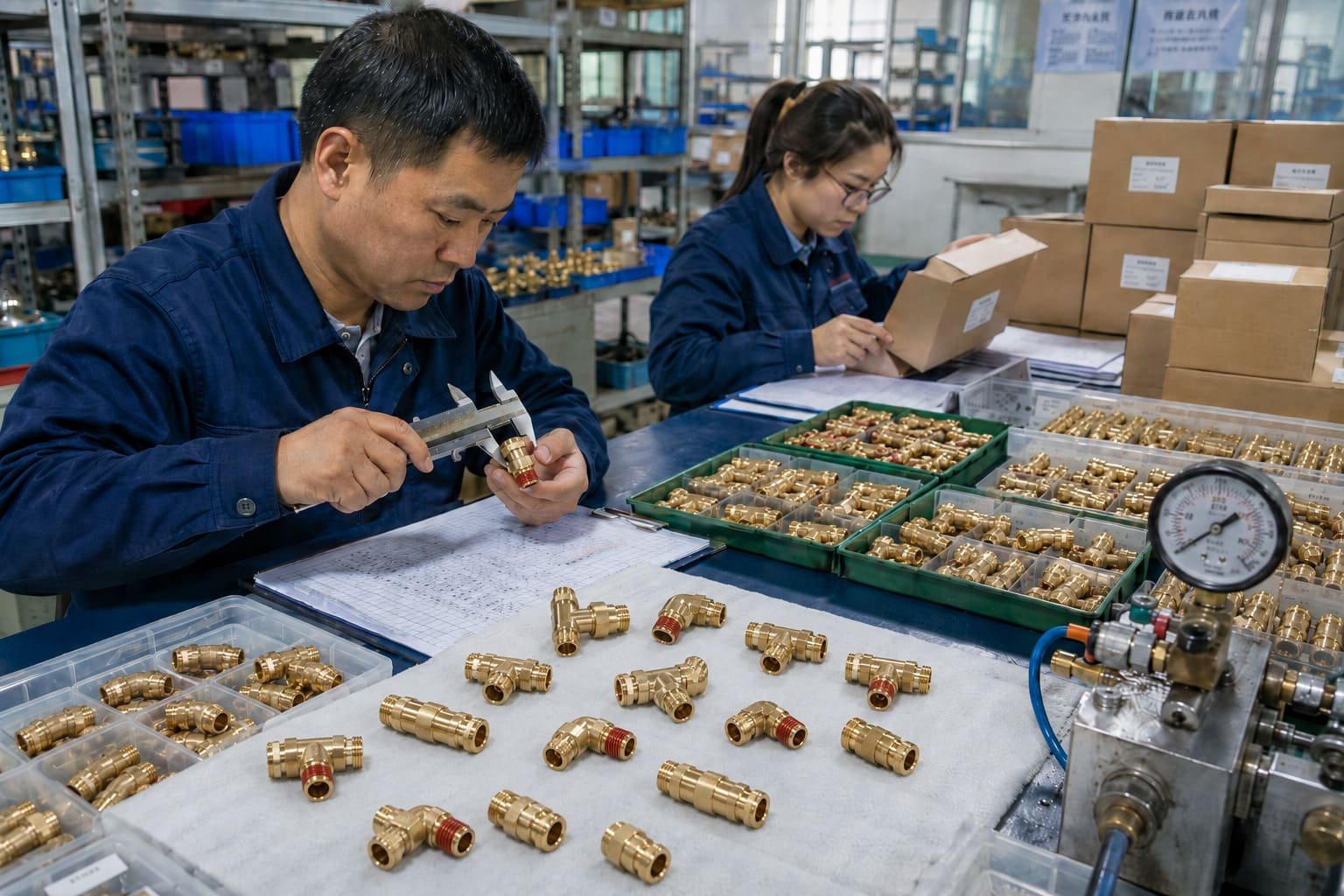 reliable DOT brass fittings manufacturer for commercial vehicle applications