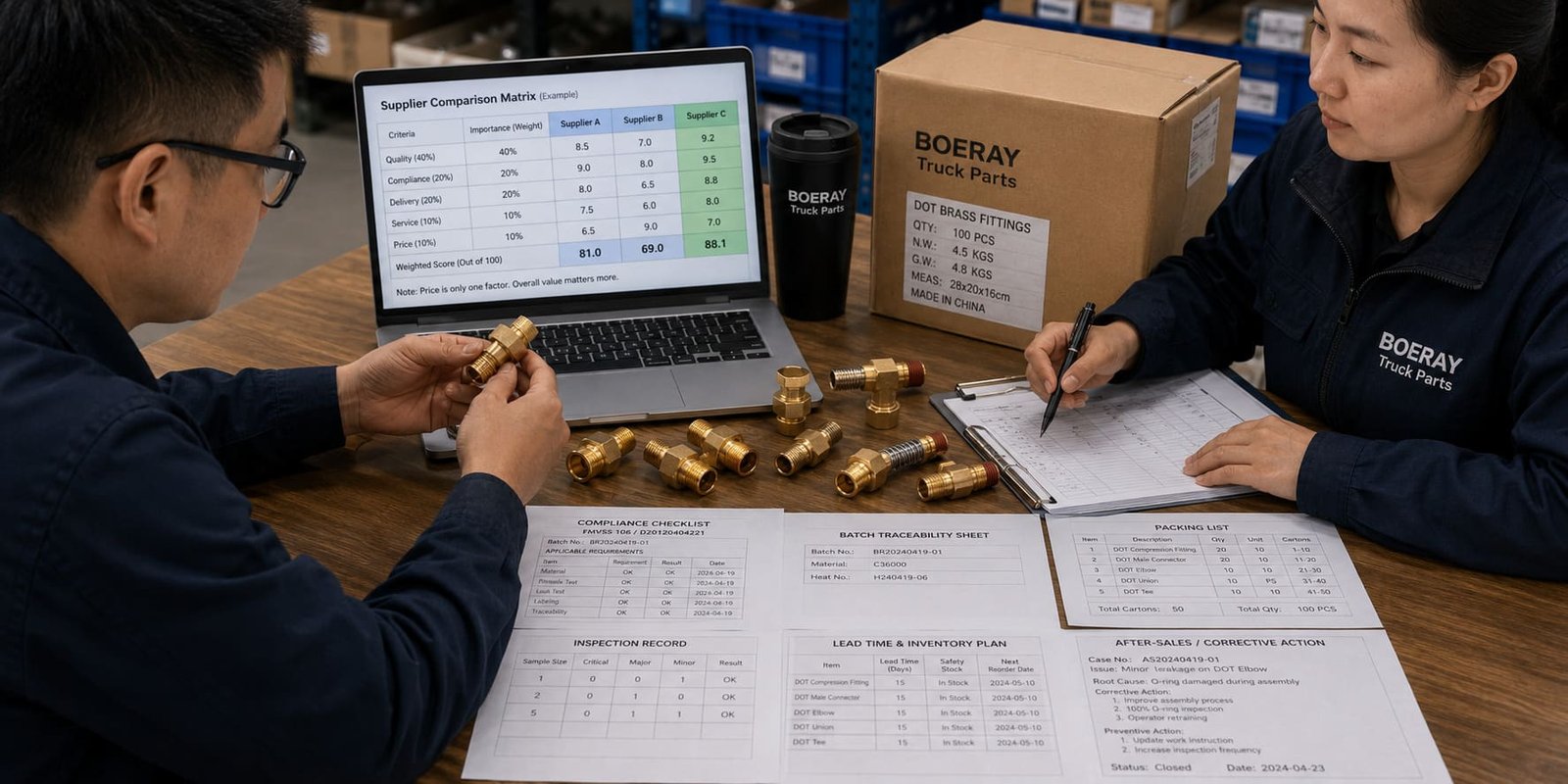 How to Compare DOT Brass Fitting Suppliers Beyond Unit Price?