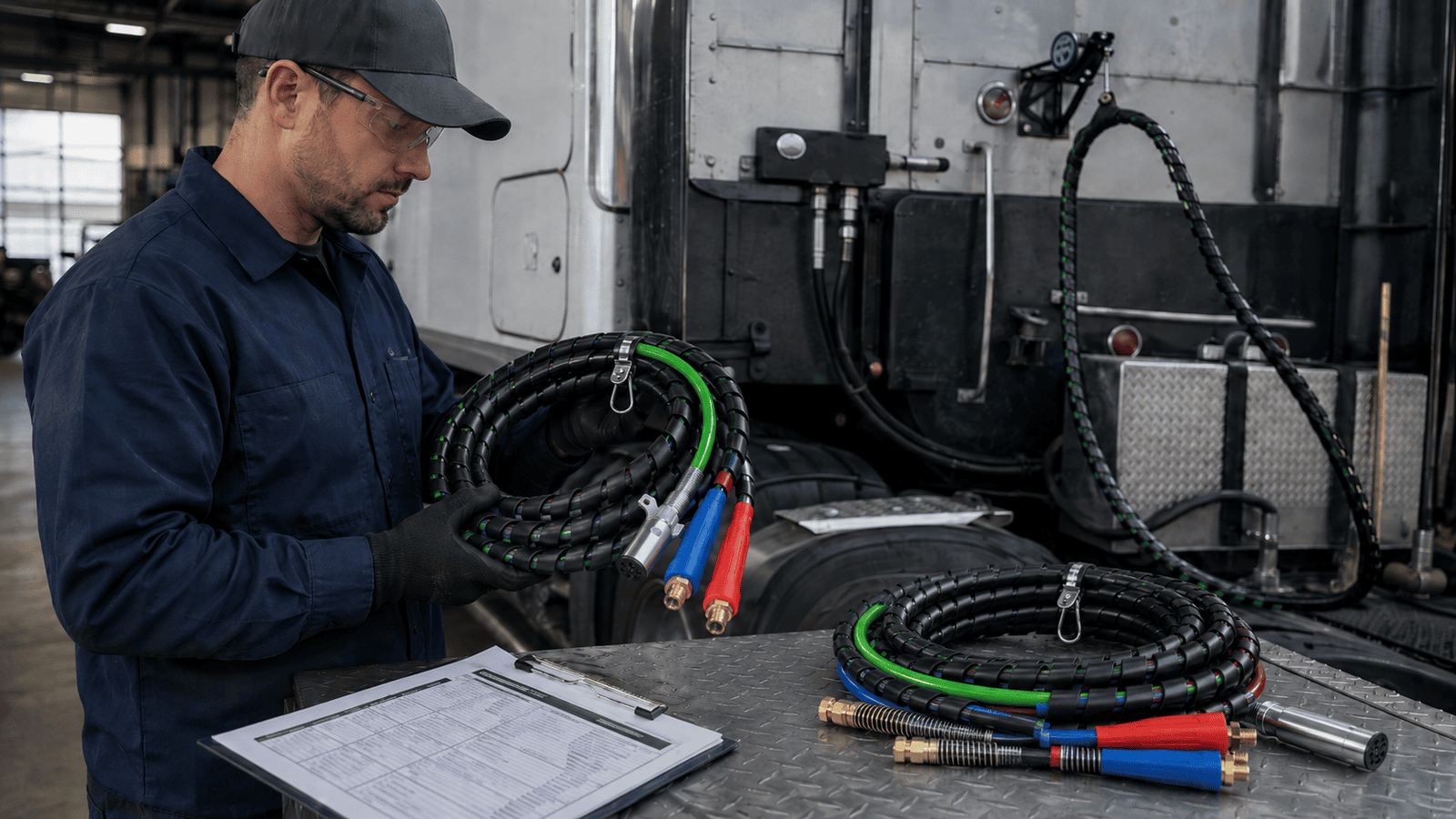 How to Choose a Reliable 3-in-1 Air Power Line for Semi Trucks?
